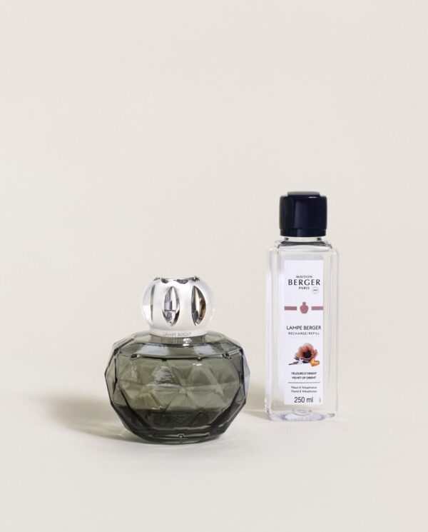 Lampe Berger - Collezione Adagio - Vert Antique (250ml Velours d'Orient )