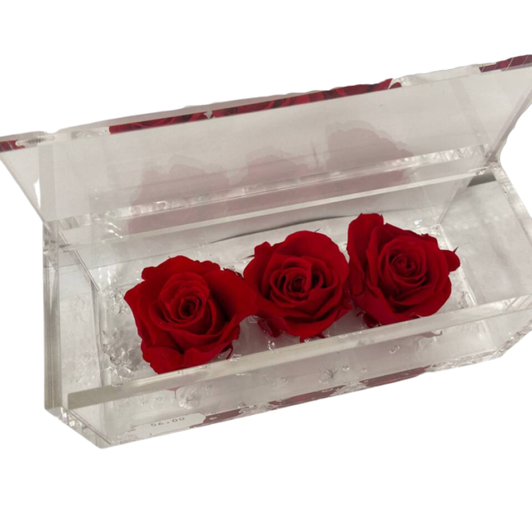 Tris di Rose Piccole Rosse