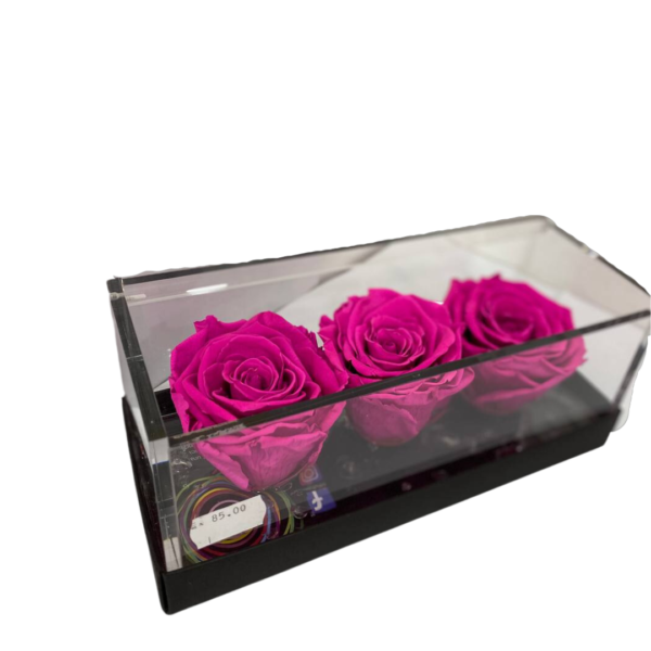 Tris di Rose Medie Rosa