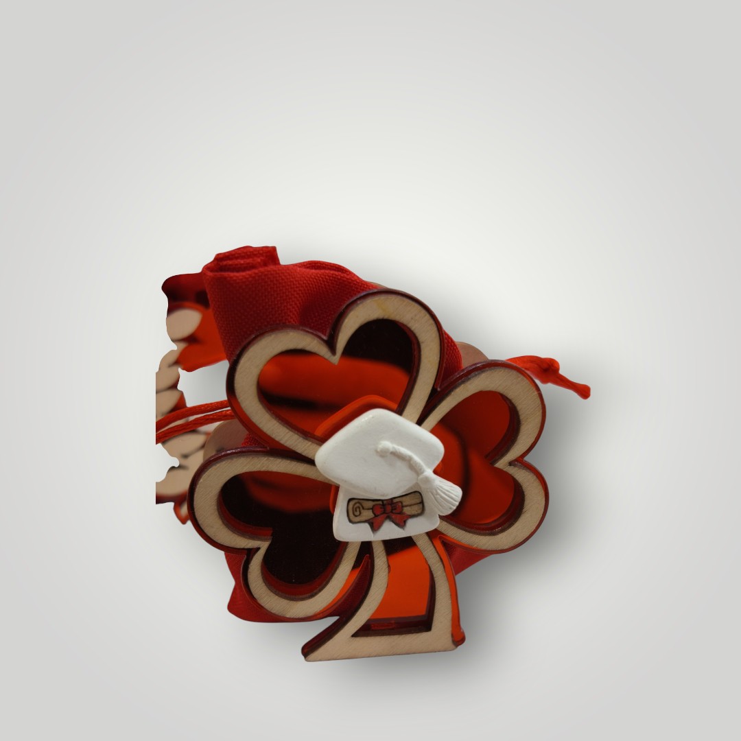 Quadrifoglio Rosso con Tocco (6pz)